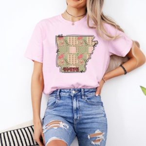 Arkansas Patchwork State Comfort Colors T-Shirt