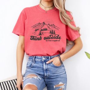 Think Outside - No Box Required - Comfort Colors T-Shirt