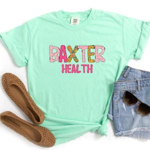 Baxter Health Pink Pop Mint Comfort Colors T-Shirt