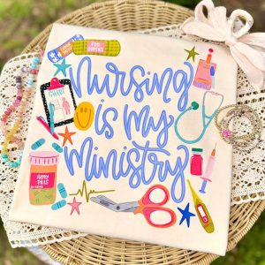 Nursing is my Ministry Comfort Colors T-Shirt