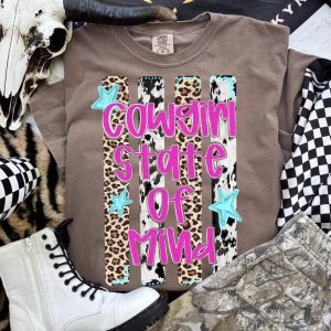 Cowgirl State of Mind Western Comfort Colors Tee