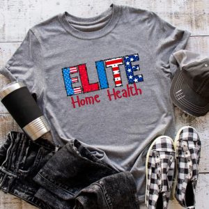 Elite Home Health Patriotic Bella Canvas Tee