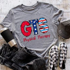 GTS Physical Therapy Patriotic Bella Canvas Tee
